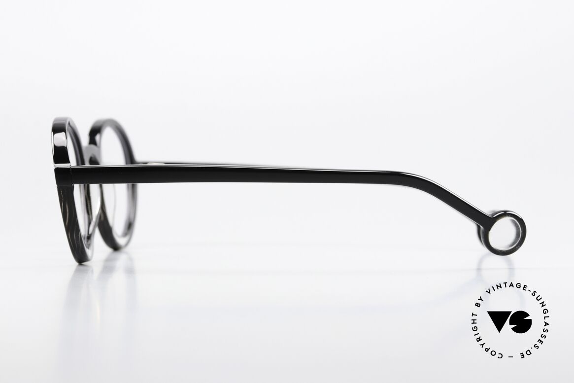 Theo Belgium Balancoire Acetate Frame Round Unisex, unworn; like all our vintage Theo eyewear specs, Made for Men and Women