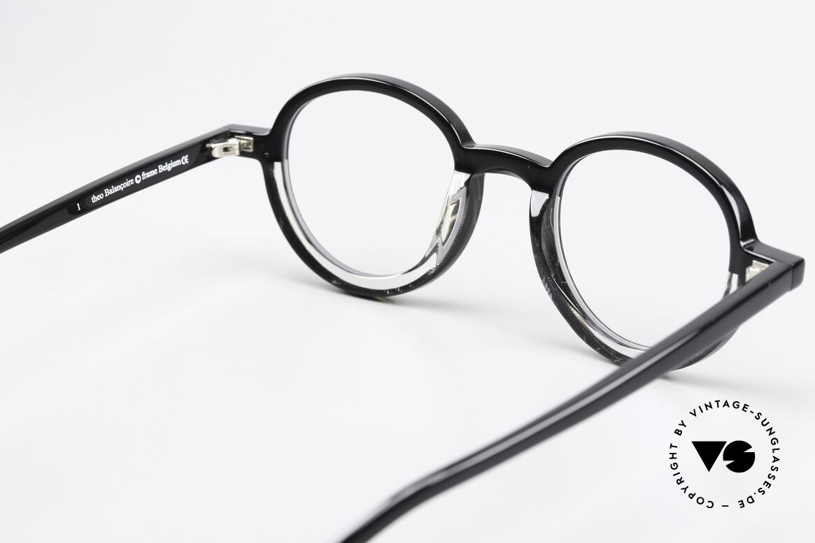 Theo Belgium Balancoire Acetate Frame Round Unisex, Size: medium, Made for Men and Women