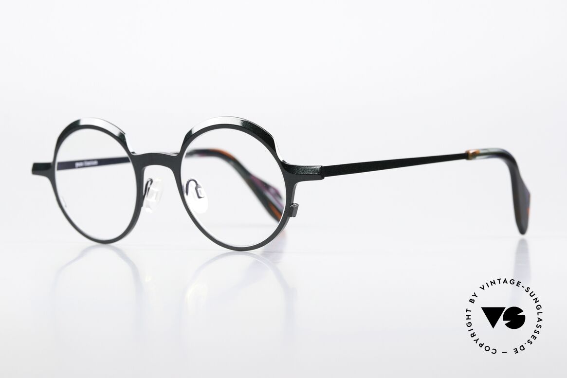 Theo Belgium Brilliant Diamond Cuts Series Frame, top-notch quality and wearing comfort (Titanium), Made for Men and Women
