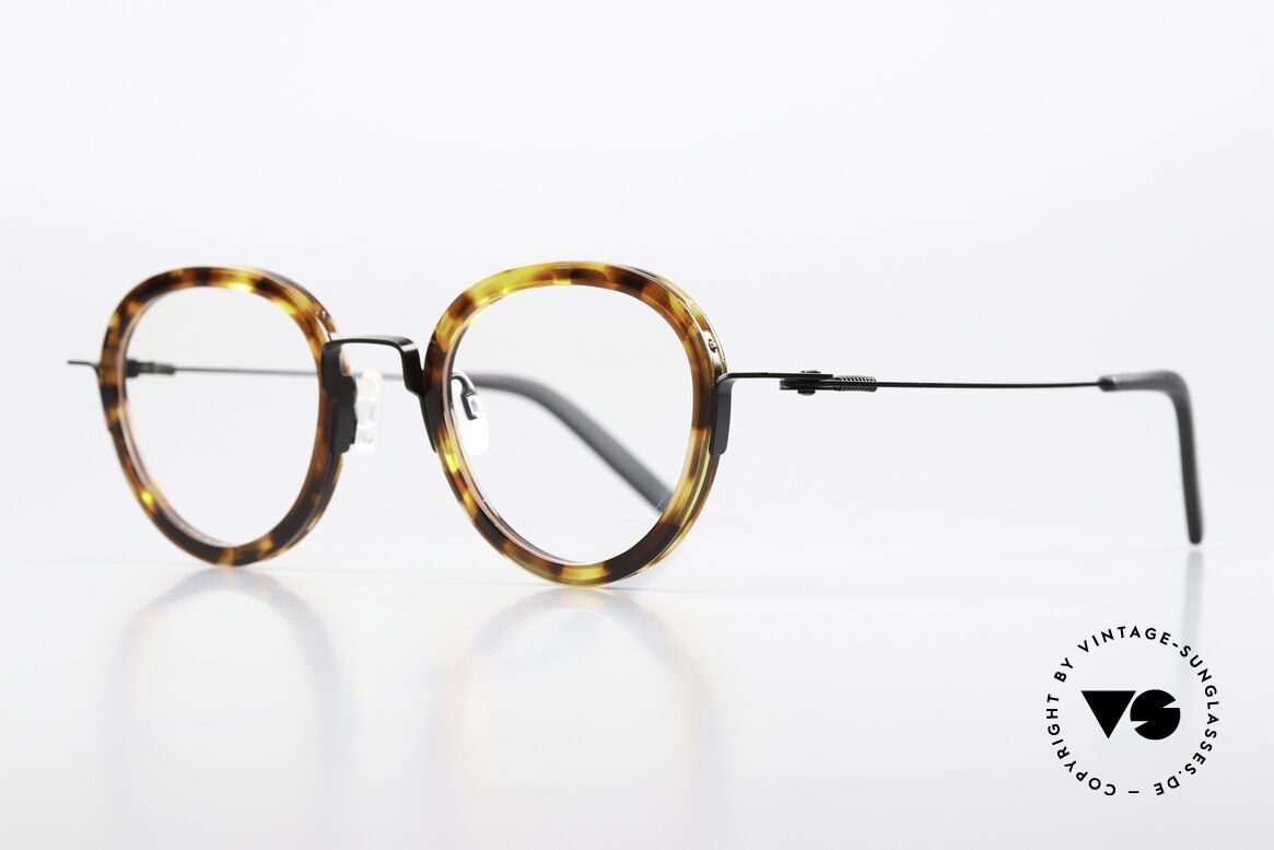 Theo Belgium Stamppot Metal And Acetate Frame, metal and acetate eyeglass-frame in size 48-20, Made for Men and Women