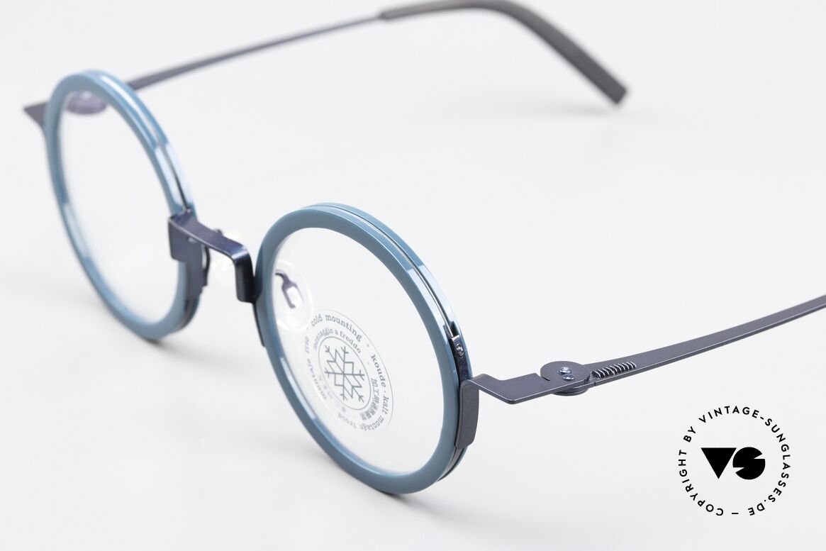 Theo Belgium Stoemp Metal Acetate Frame Round, belongs to the "Potatoes Acetate Family" by Theo, Made for Men and Women