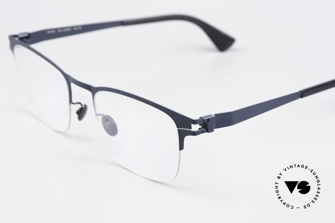 Mykita Lothar Square Frame Silver Navy, well-known top quality handmade in Germany, Berlin, Made for Men