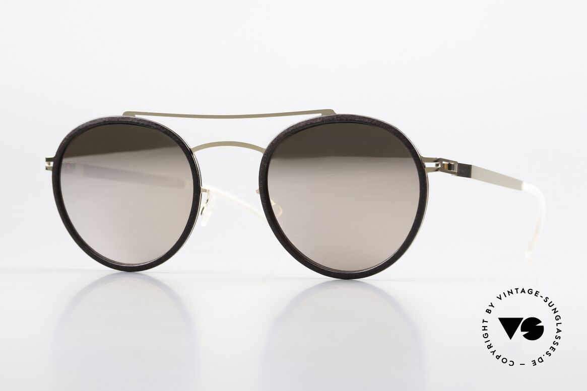 Mykita Mylon Hay Mirrored Sunglasses Panto, rare MYKITA Mylon HYBRID sunglasses; HAY, Made for Men and Women