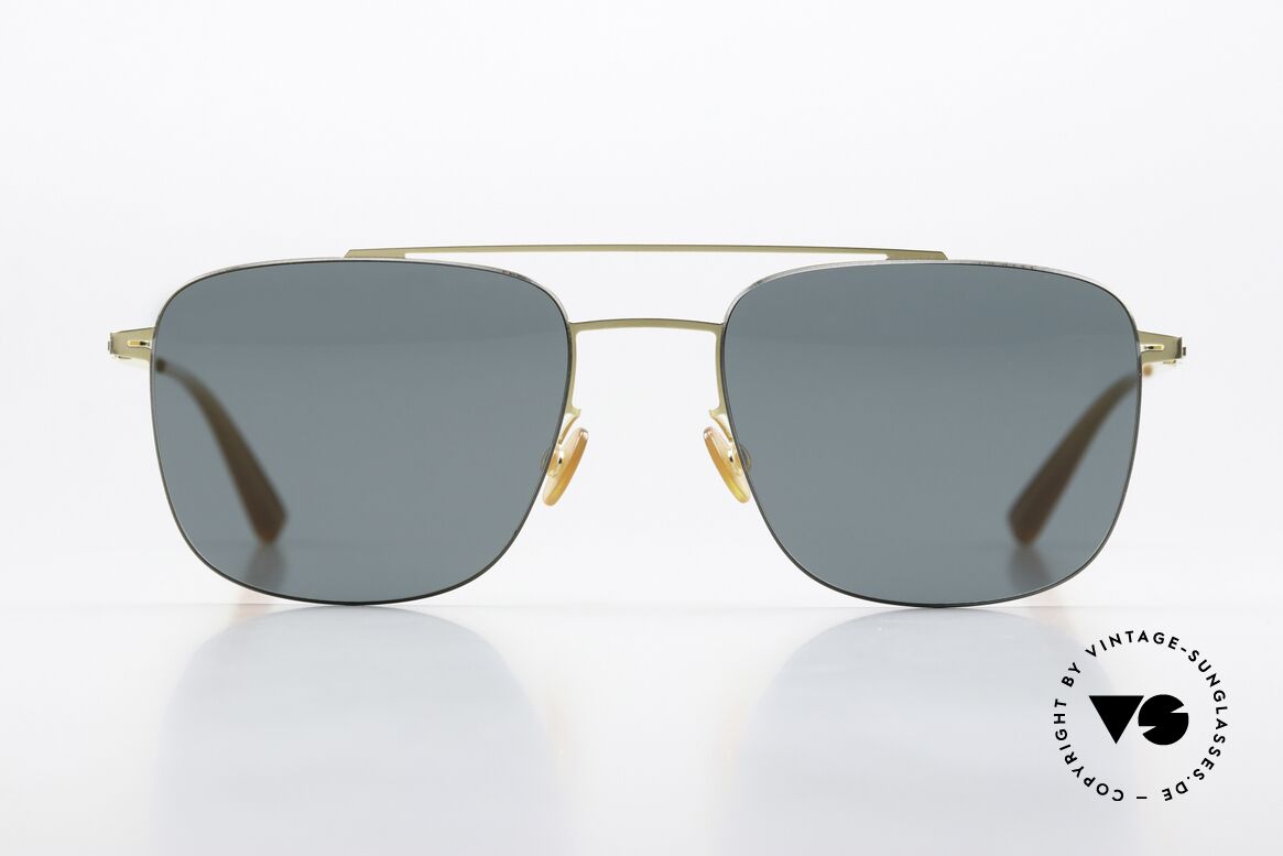 Mykita Yuuto Square Sunglasses Gold, sunglasses from the LESSRIM collection (2017-2019), Made for Men