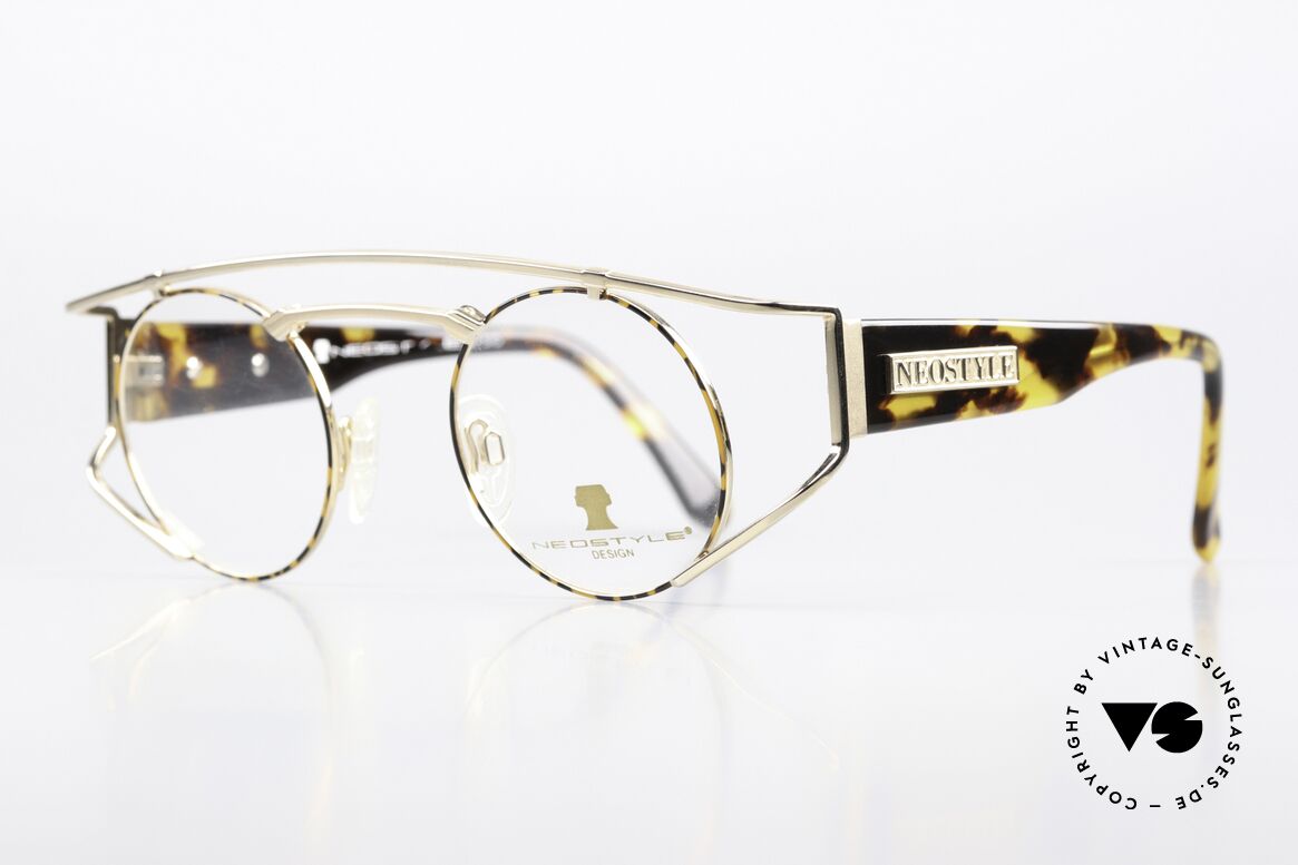 Neostyle Superstar 1 35 Years Old Vintage Specs, yellow-brownish coloring in a kind of camouflage, Made for Men and Women