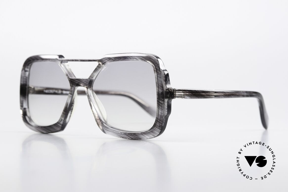 Neostyle Taro 70's Old School Eyeglasses, light tinted sun lenses (also wearable at night), Made for Men