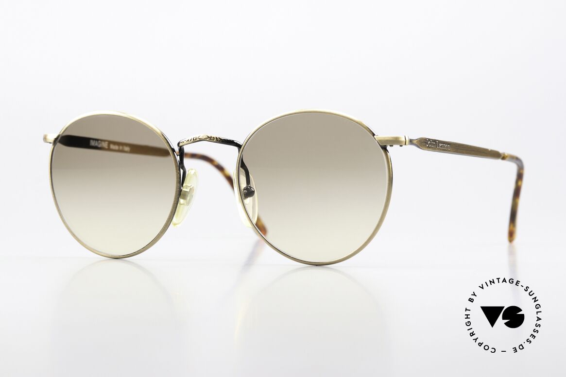 John Lennon - Imagine Small Round Vintage Frame, vintage glasses of the original 'John Lennon Collection', Made for Men and Women