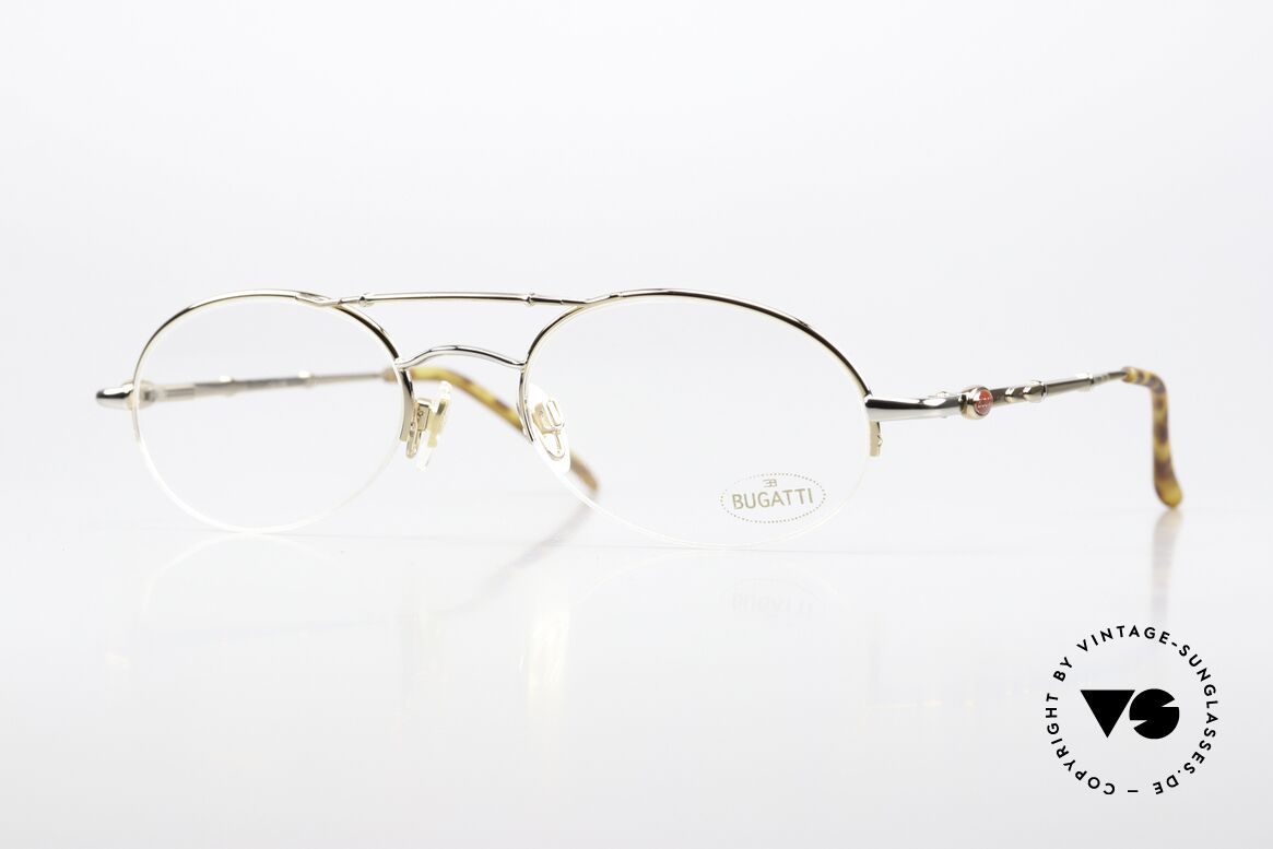 Bugatti 10594 90's Frame Nylor Thread, classic Bugatti eyeglasses from app. 1995/96, Made for Men