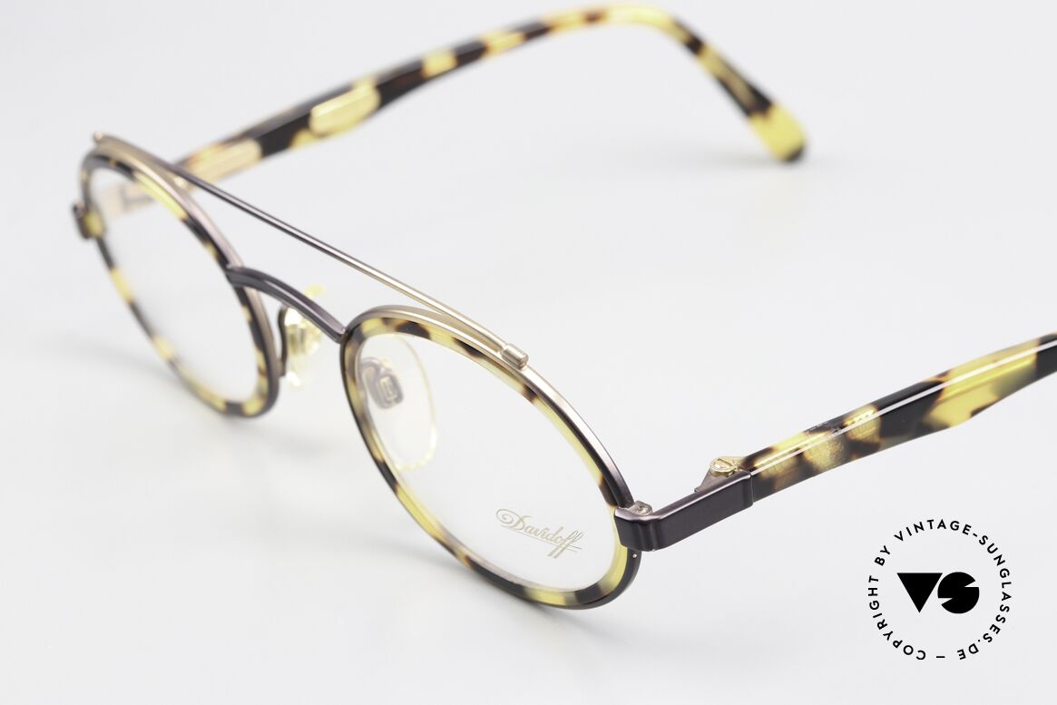 Davidoff 305 Oval Men's Frame 1990's, true gentleman eyeglasses: classy, elegant & very rare!, Made for Men