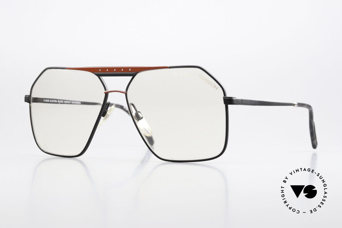 Harley Davidson V0558 Electra Glide 80's Original, ultra-rare, old 80's original Harley-Davidson eyeglasses, Made for Men