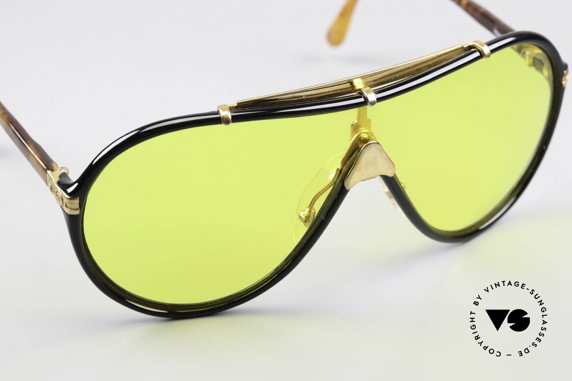 Derapage 66 Vitaloni Racing Sunglasses, unworn 1980's model with two different lenses, Made for Men