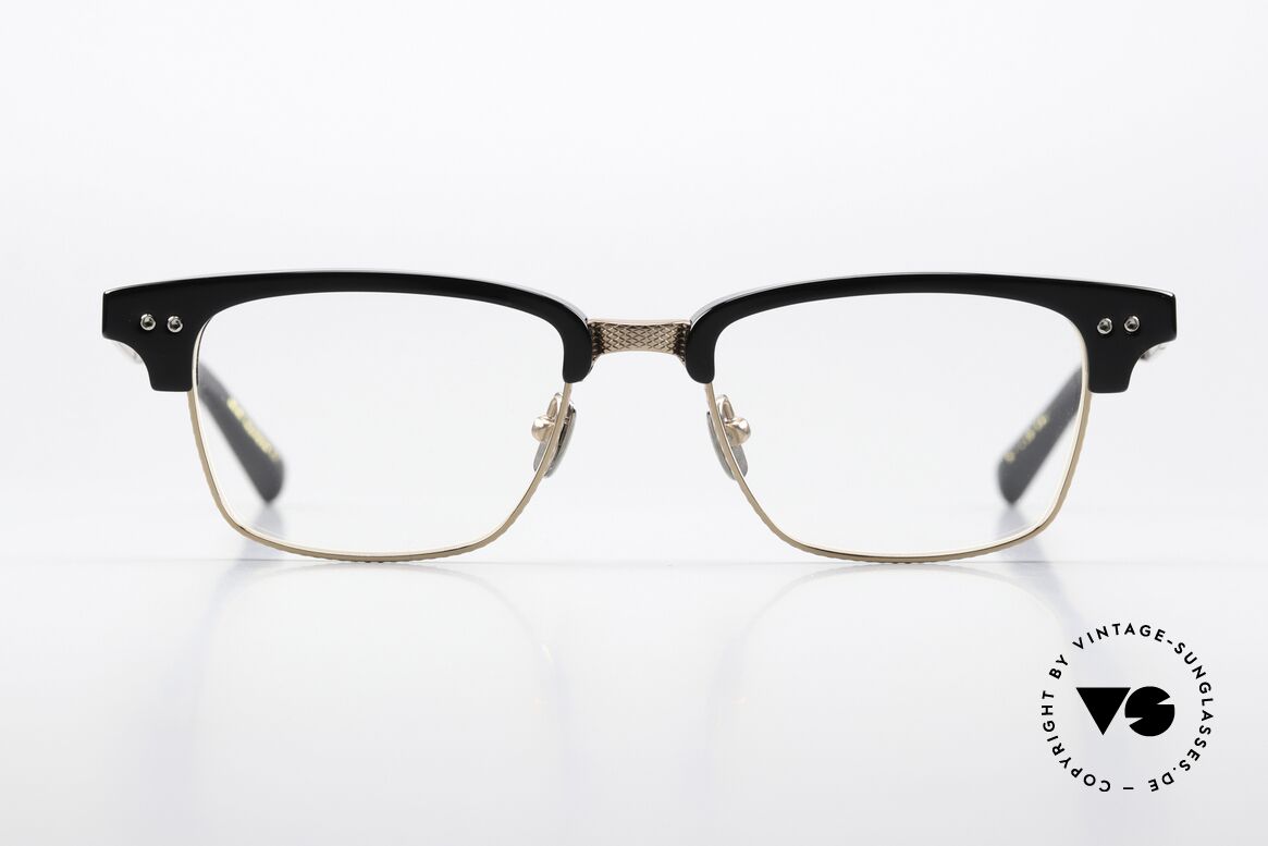 DITA Statesman Three Rose Gold Black 52mm, striking men's eyeglass-frame in top-notch quality, Made for Men