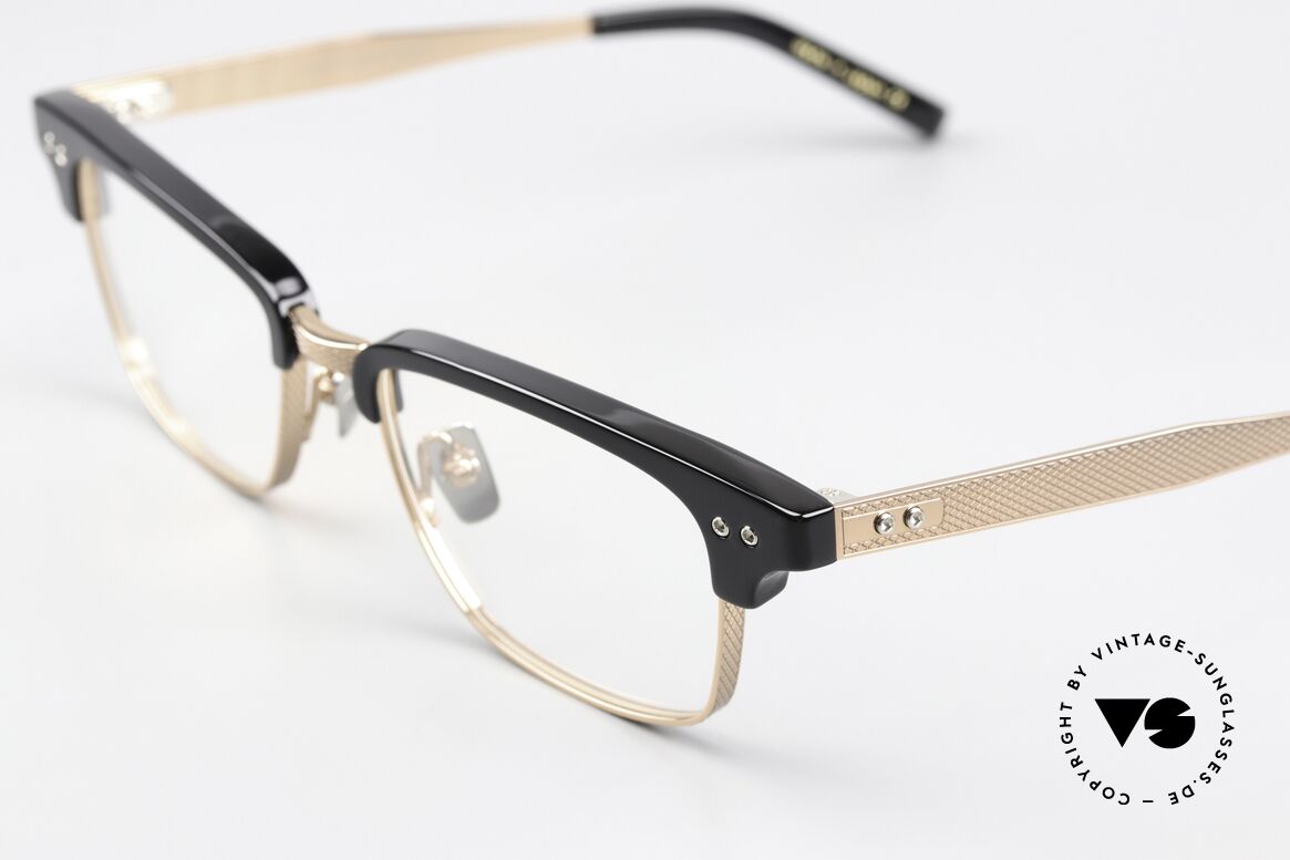 DITA Statesman Three Rose Gold Black 52mm, ROSÉ GOLD / Black, size 52-18, elegant large size, Made for Men