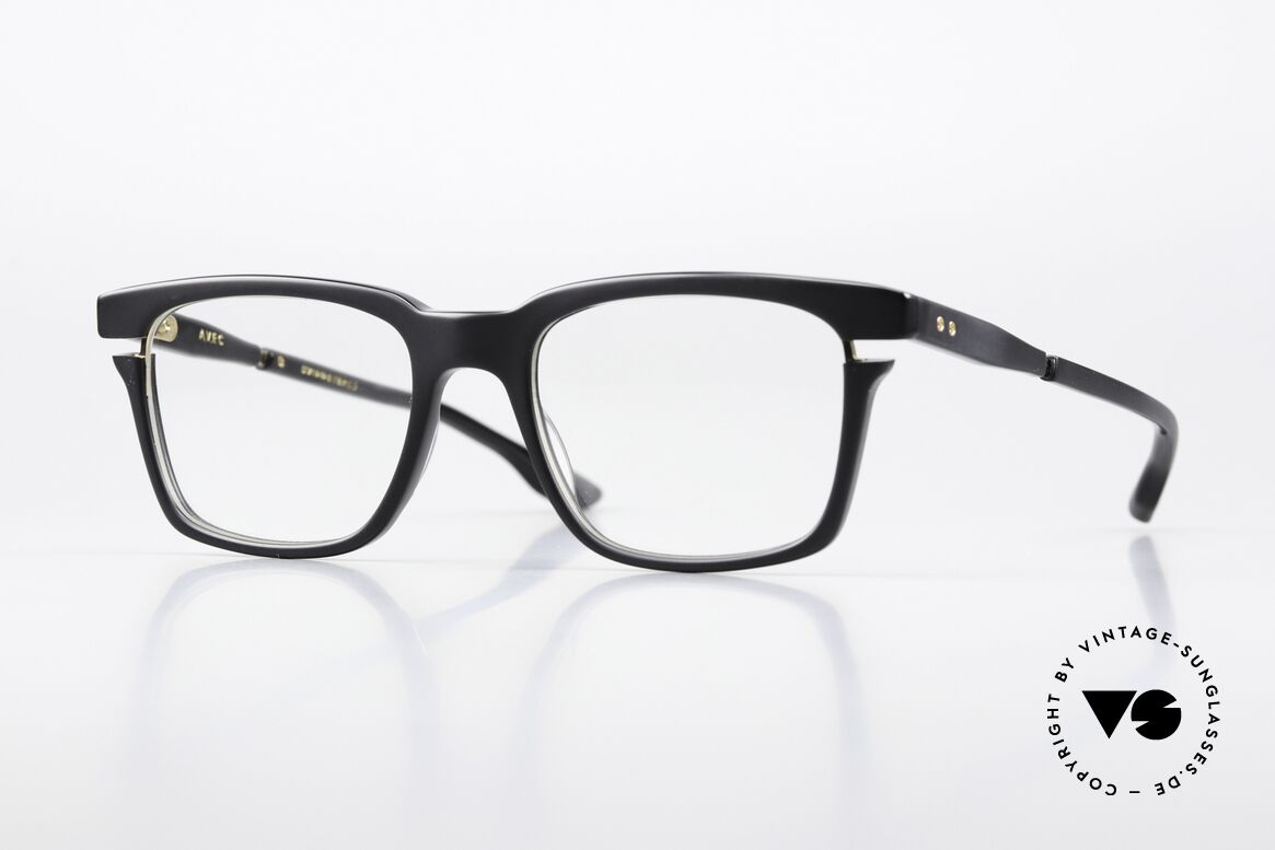 DITA Avec Striking Men's Eyeglasses, DITA Avec men's eyeglasses; DTX112-52-01, BLK-GLD, Made for Men