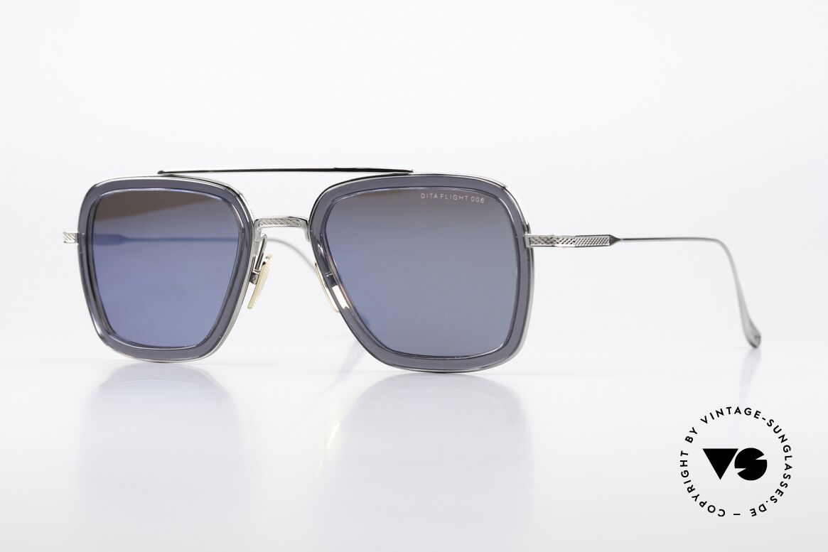 DITA Flight 006 Tom Holland Spiderman Glasses, DITA Flight 006,  7806-A-SMK-PLD-52-Z, size 52/22, Made for Men