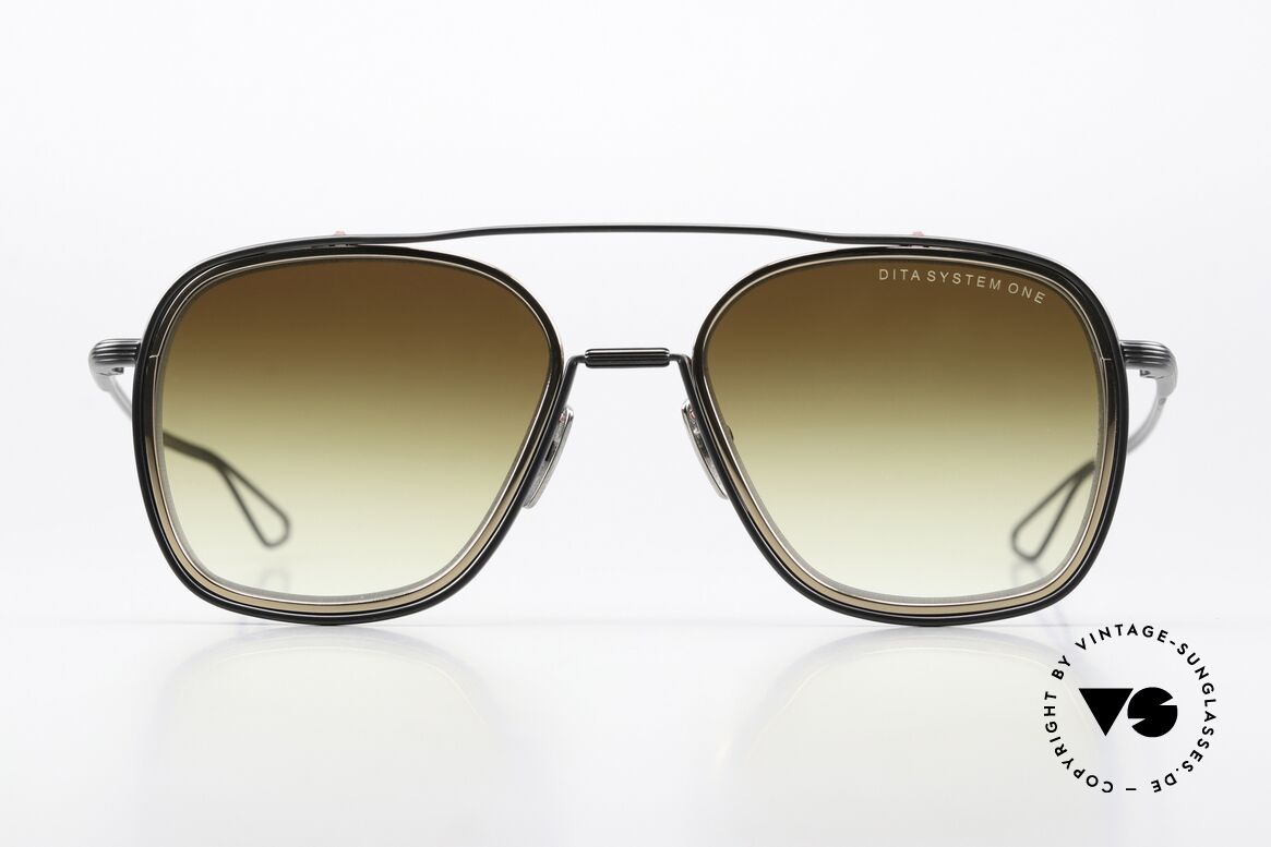 DITA System One Luxury Pilot Sunglasses Men, premium quality luxury sunglasses for gentlemen, Made for Men