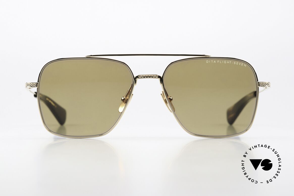 DITA Flight Seven Gold-Plated Titan Frame, high-end GOLD-plated TITAN frame, made in Japan, Made for Men