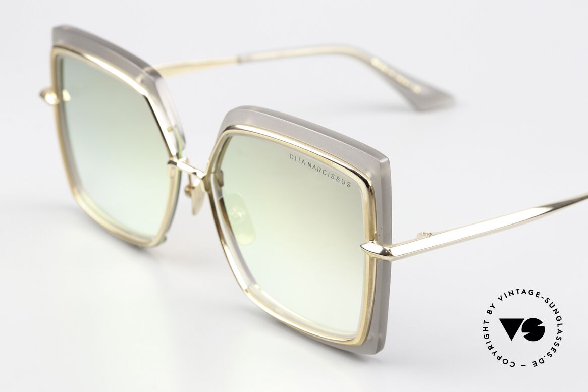 DITA Narcissus Beyoncé Sunglasses XXL, mirrored gradient sun lenses (100 % UV protection), Made for Women