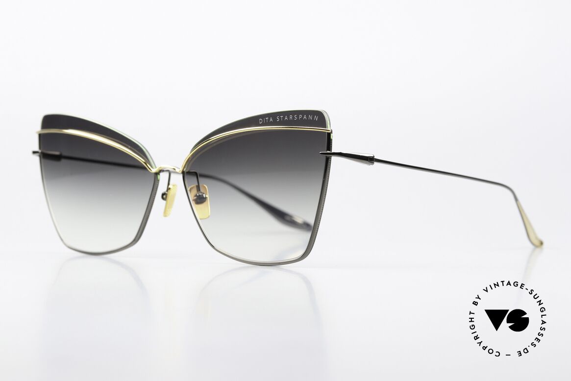 DITA Starspann Magical Cat-Eye Shades, cateye frame shape in size 61-14, DTS531-61-03 RHD, Made for Women