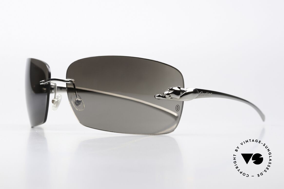 Cartier Panthère De Cartier Limited Edition From 2013, platinum-plated & Cartier Panther as temple decor, Made for Women