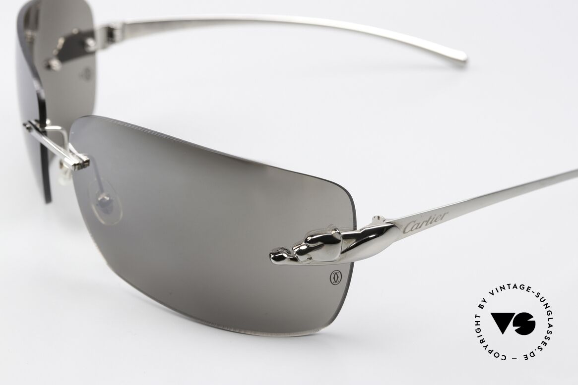 Cartier Panthère De Cartier Limited Edition From 2013, with slightly silver-mirrored polycarbonate lenses, Made for Women