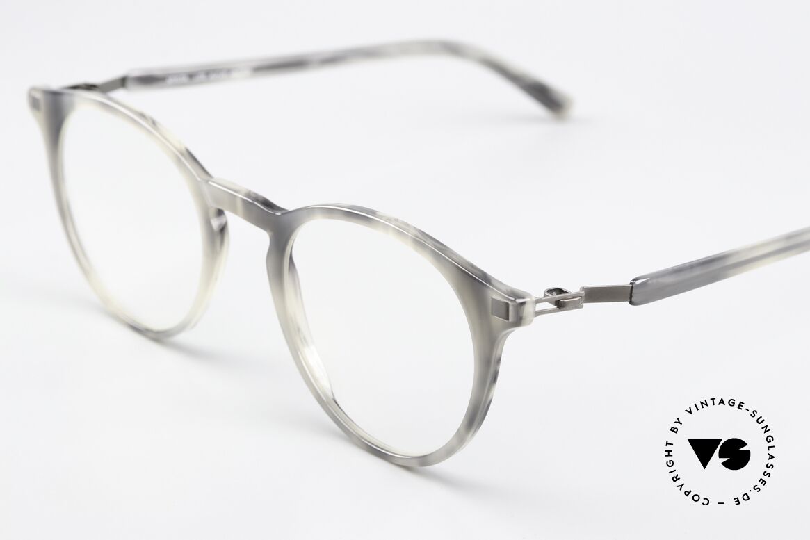 Mykita Alfur Grey Havana / Shiny Graphite, acetate frame front with characteristic Mykita temples, Made for Men and Women