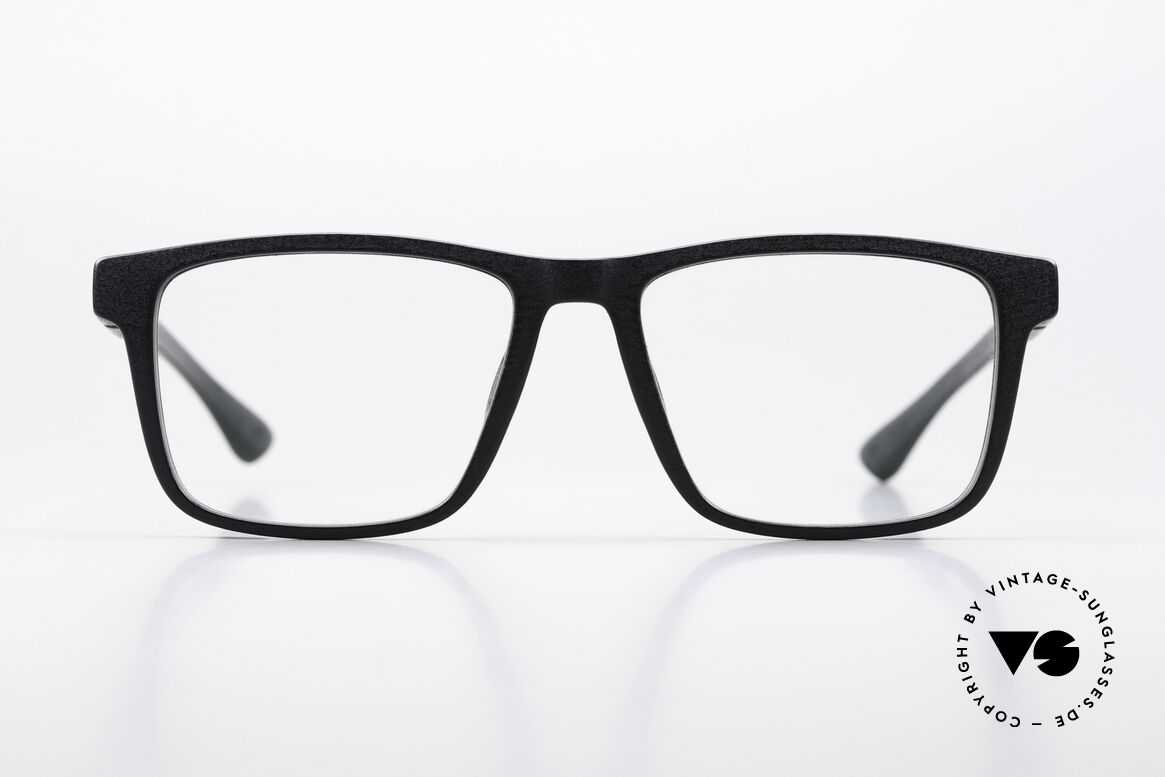 Mykita Mylon Mars Men's Glasses Square Black, square eyewear design, size 53-17, color 301, Made for Men