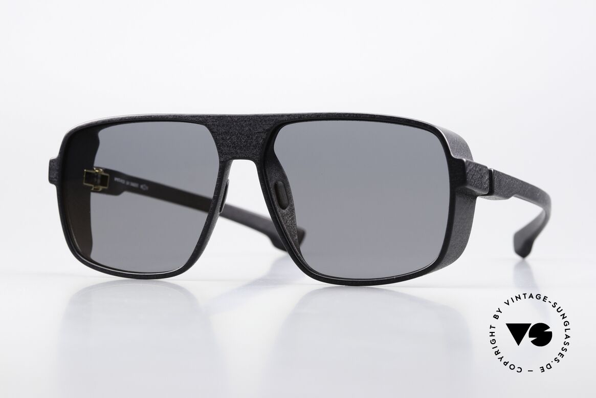 Mykita Mylon Daggoo Pitch Black Gunmetal Flash, Mykita Mylon sunglasses, square, DAGGOO, Made for Men