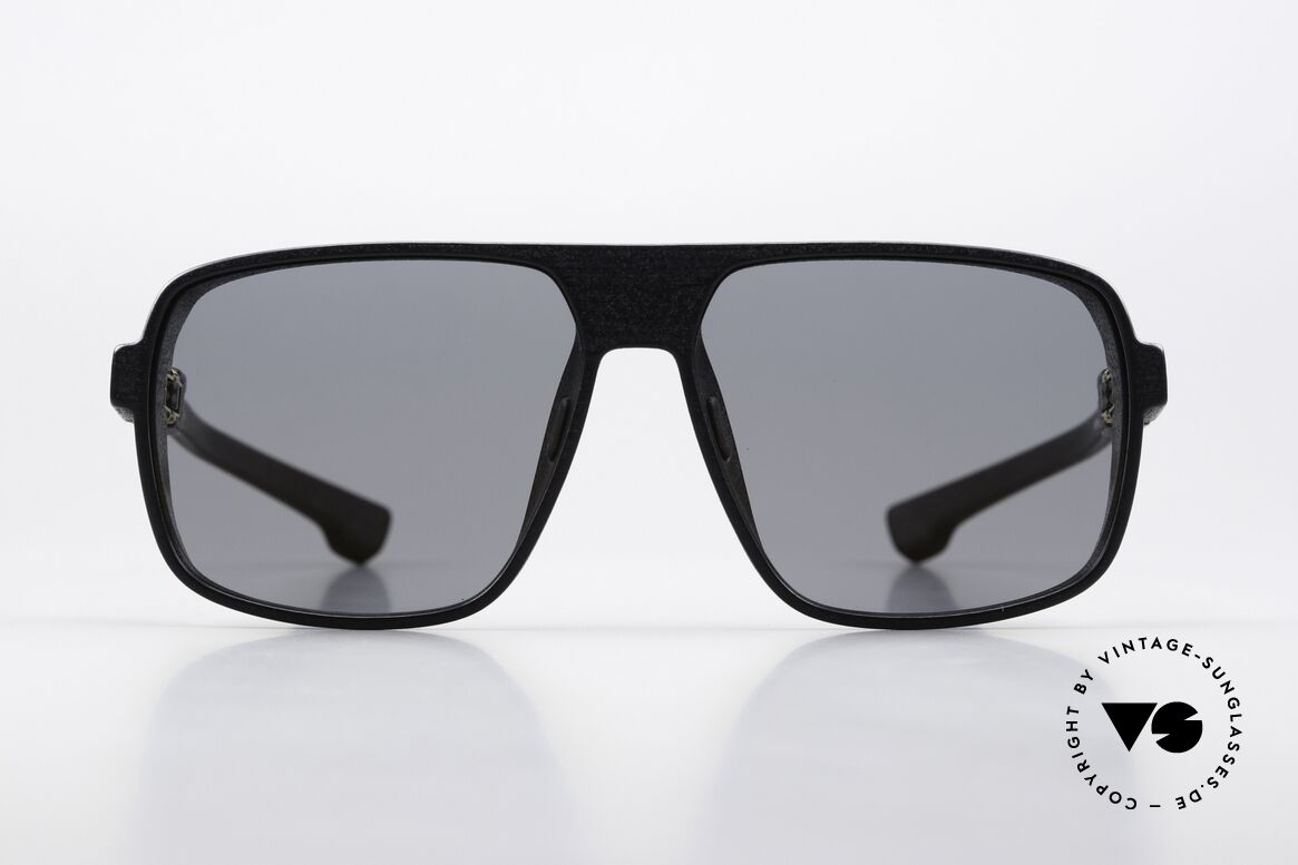Mykita Mylon Daggoo Pitch Black Gunmetal Flash, size 60-13, gentlemen's shades, M to L size, Made for Men
