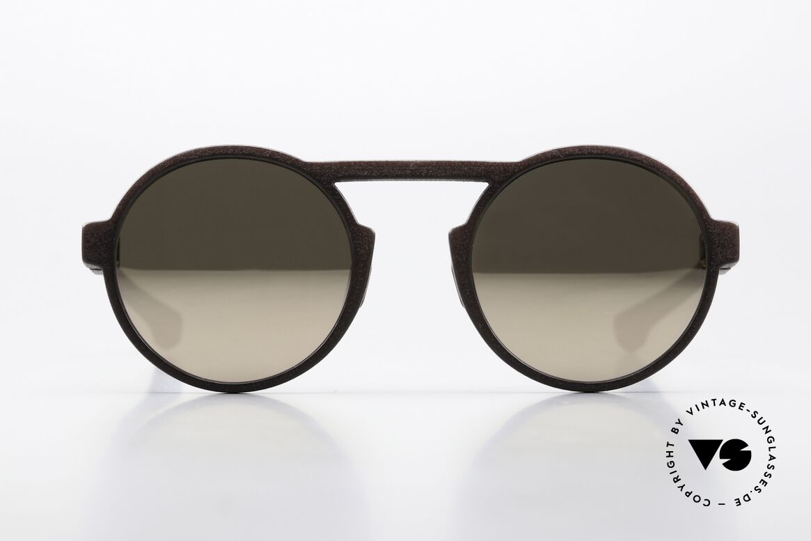 Mykita Mylon Thunder Gunmetal Mirrored Lenses, size 51-23, color code 322; unisex sunglasses, Made for Men and Women