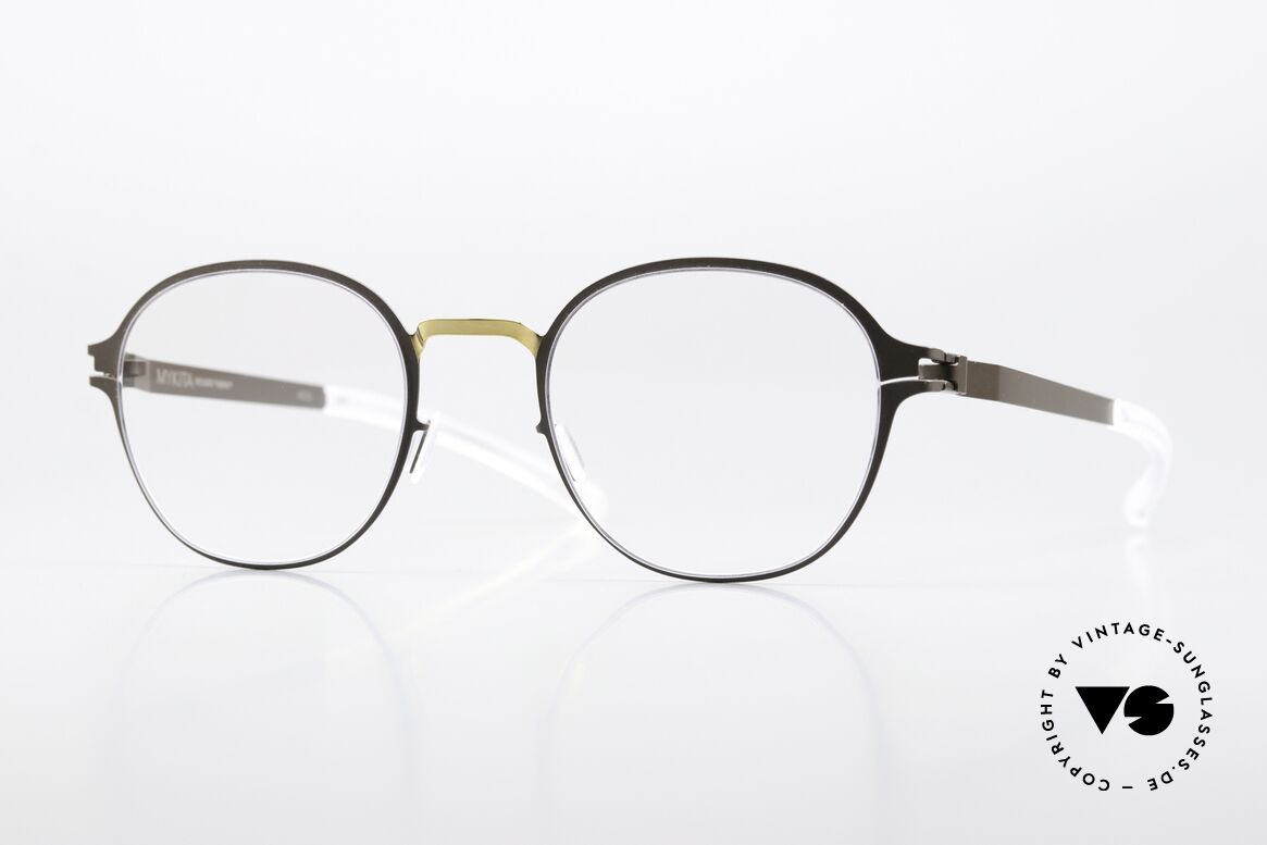Mykita Gerrit Panto Eyewear Gold Terra, Mykita glasses, model Gerrit, size 48-21, color 172, Made for Men and Women