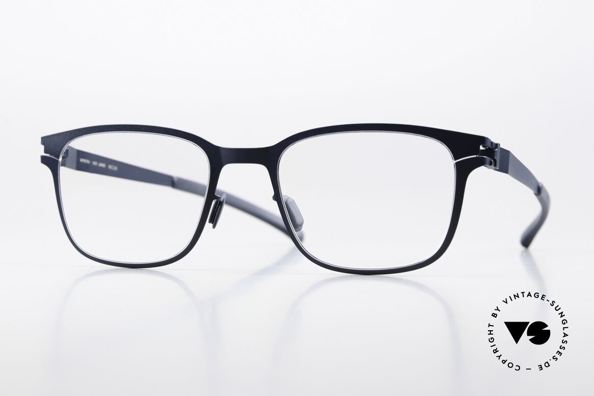 Mykita Janek Square Frame Navy Blue, Mykita eyeglasses, model Janek, size 50-20, col. 084, Made for Men and Women