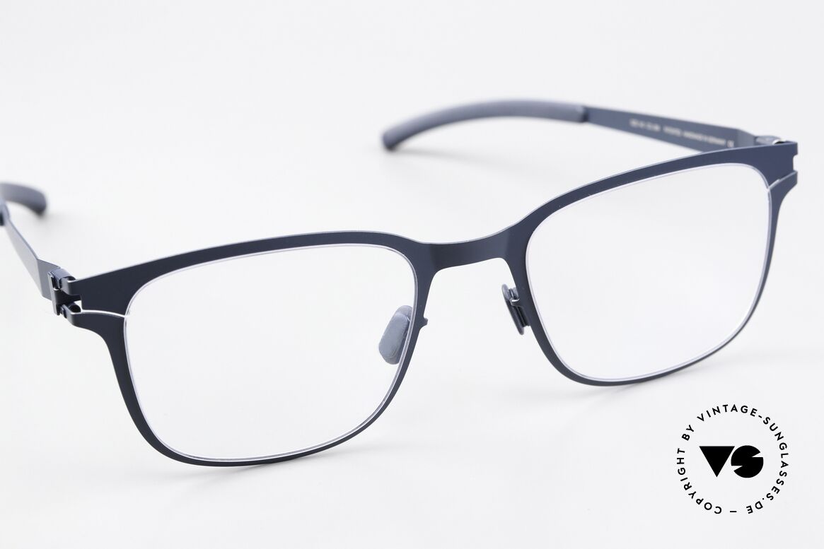 Mykita Janek Square Frame Navy Blue, unworn model with full original packaging by MYKITA, Made for Men and Women