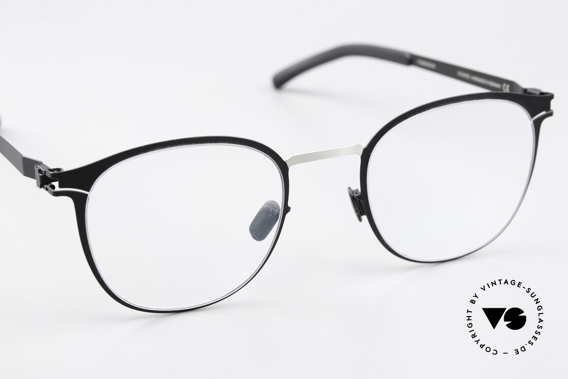 Mykita Ellery Panto Frame Silver Black, unworn model with full original packaging by MYKITA, Made for Men and Women