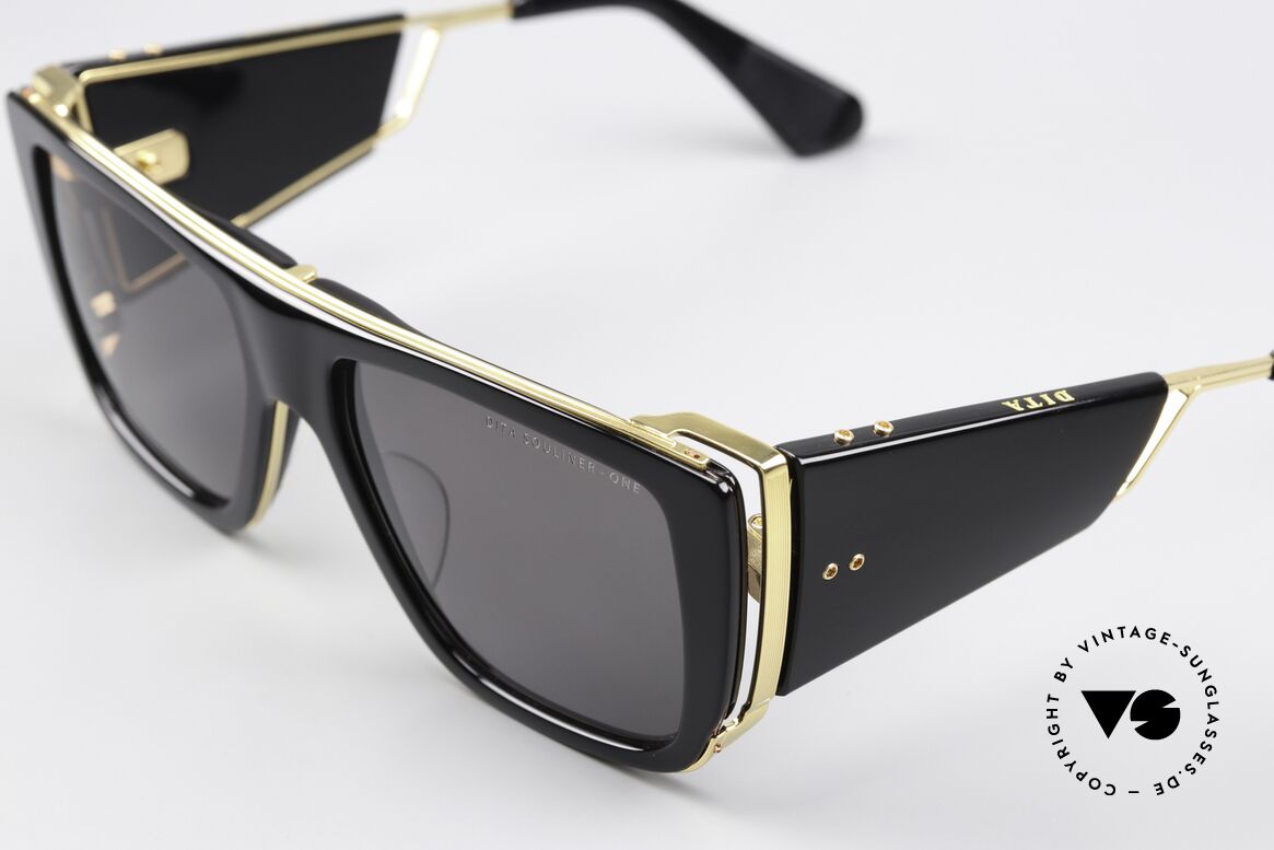 DITA Souliner One Striking Luxury Sunglasses, solid frame design; especially the massive temples, Made for Men