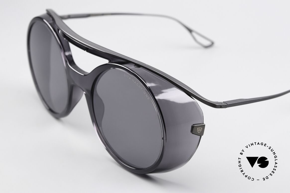 DITA Nacht One Steampunk Designer Shades, with non-reflecting sun lenses (100% UV protection), Made for Men and Women