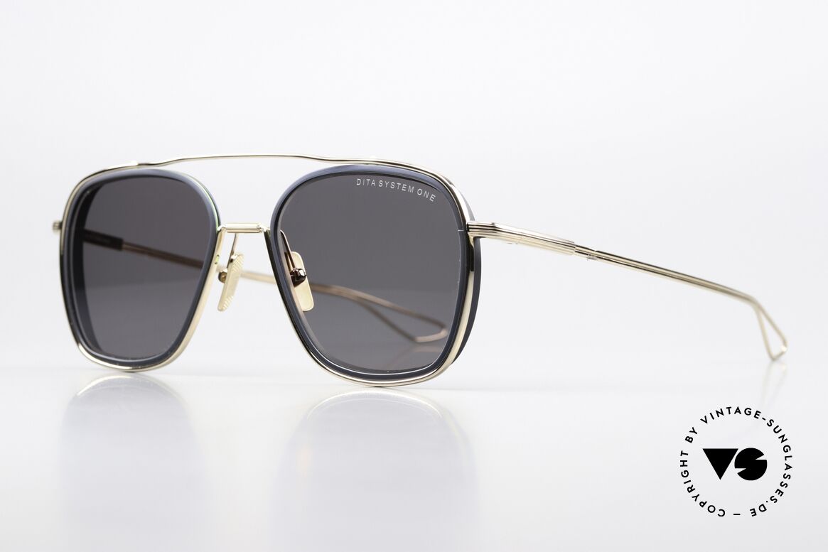 DITA System One Luxury Frame Night Black, really interesting designer model; large size 53-19, Made for Men