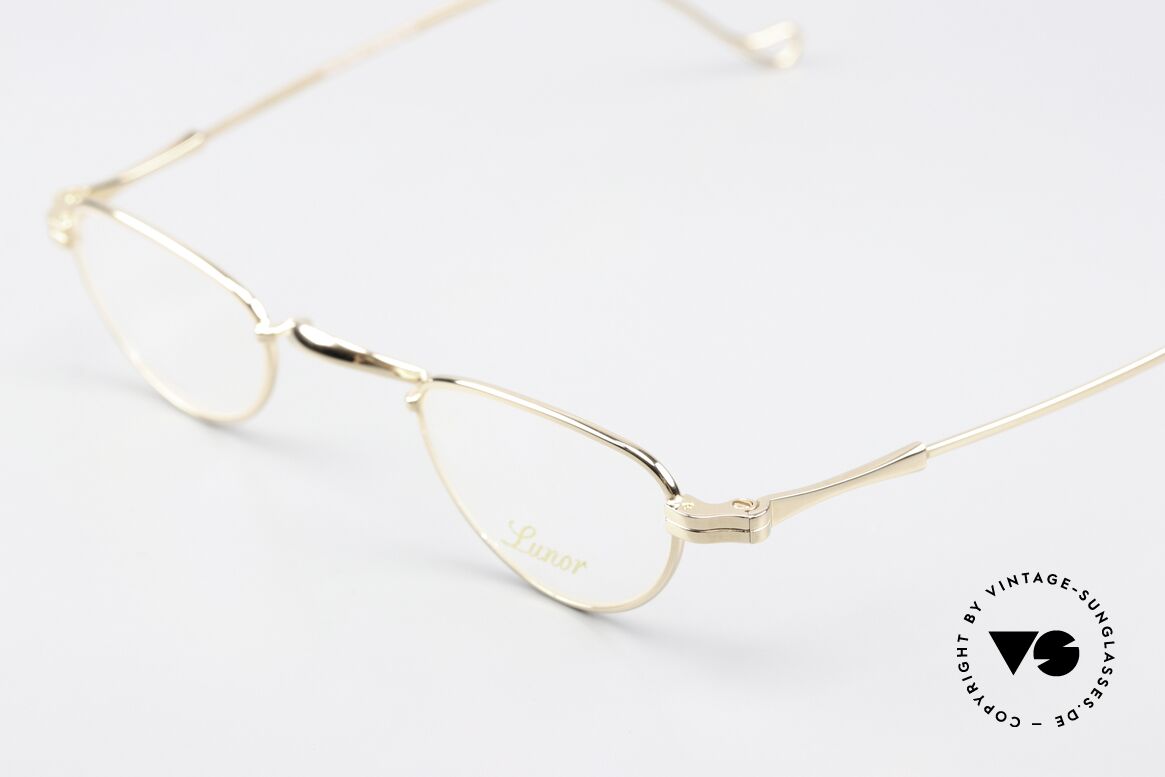 Lunor II 06 Reading Specs Gold Plated, also real / tangible "made in Germany" top-quality, Made for Men and Women