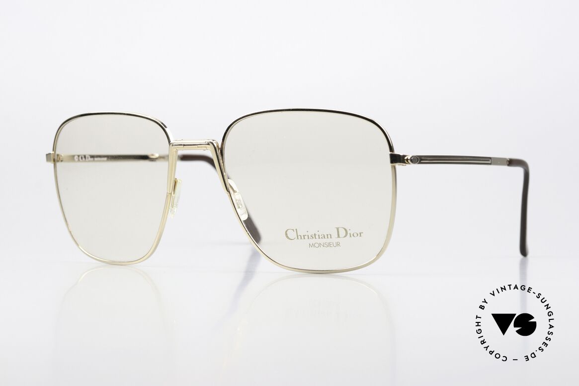 Christian Dior 2287 Monsieur Folding Specs 80s, unique designer glasses by Christian DIOR from 1985, Made for Men