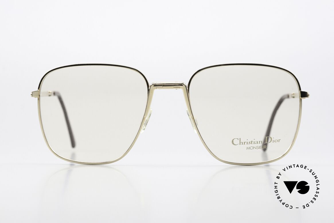 Christian Dior 2287 Monsieur Folding Specs 80s, practical folding model in great quality (gold-plated), Made for Men