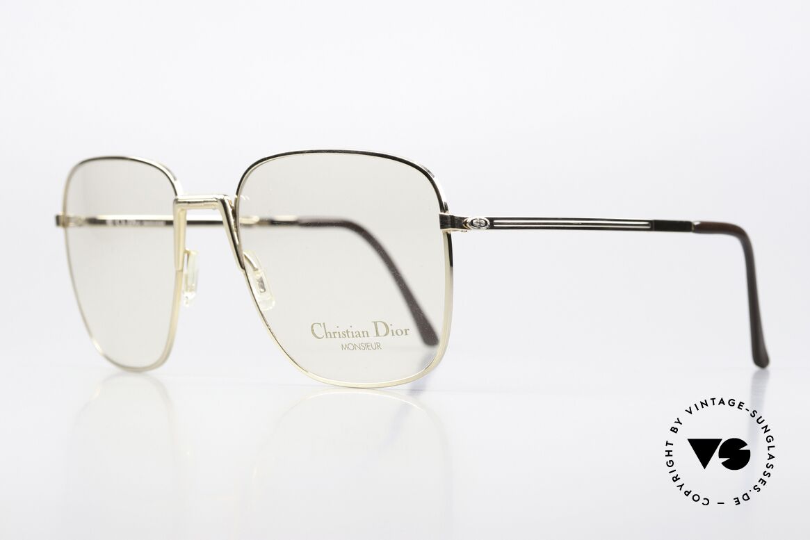 Christian Dior 2287 Monsieur Folding Specs 80s, unicum from the 'Monsieur Series' LARGE size 58°20, Made for Men