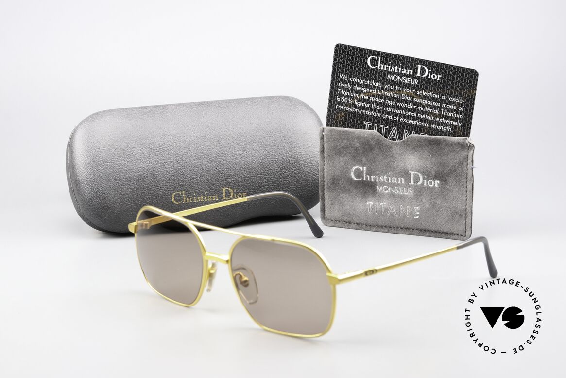 Christian Dior 2364 80's Men's Glasses Titanium, unworn (like all our rare vintage Dior), size 58/18, Made for Men
