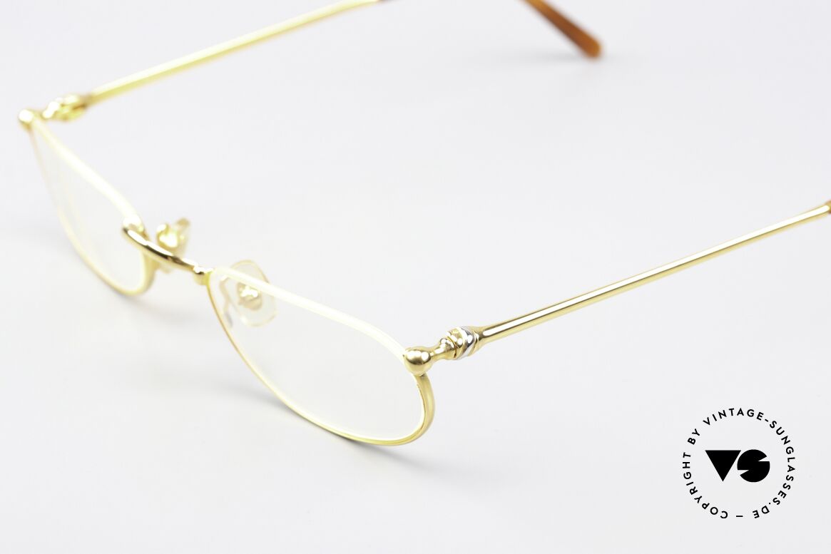Cartier Demi Lune 2000 - M Unisex Reading Eyewear, unworn luxury frame with original box and packing, Made for Men and Women