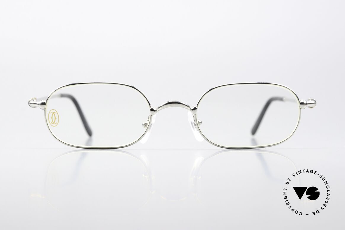 Cartier Orfy - M 90's Frame Platinum Plated, ORFY = a model of the Cartier 'Thin Rim' Collection, Made for Men and Women