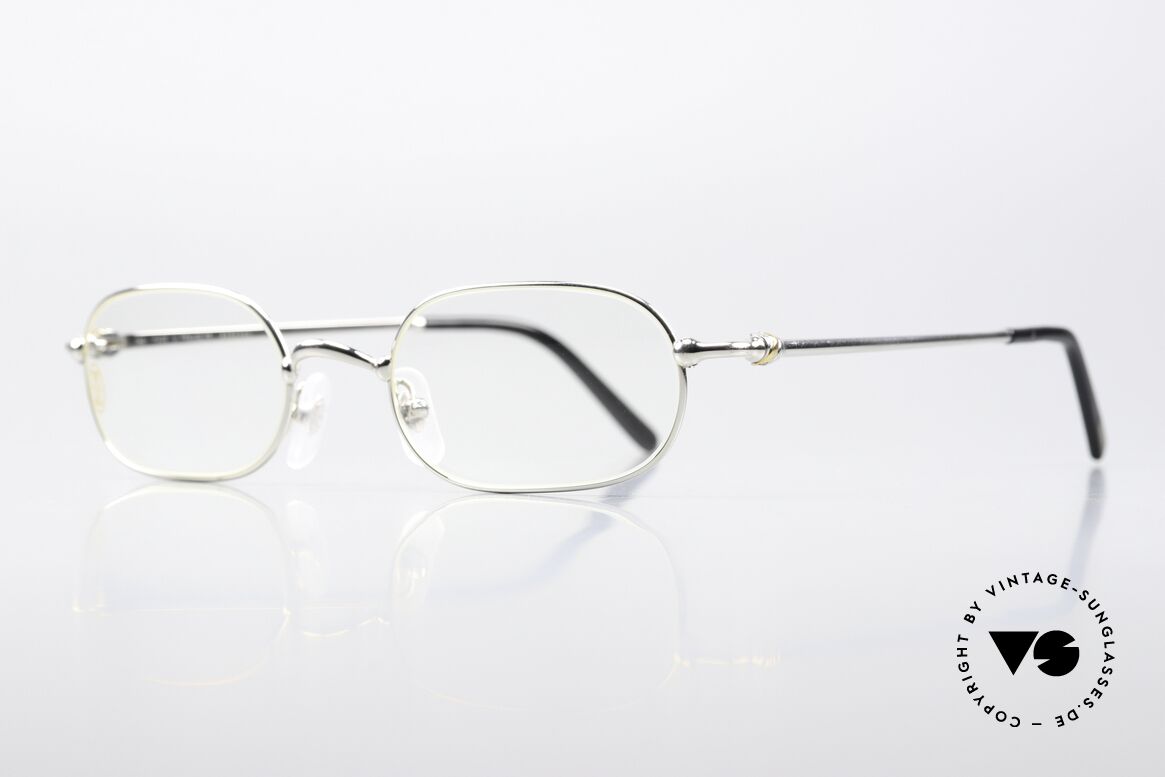 Cartier Orfy - M 90's Frame Platinum Plated, flexible lightweight frame (1st class wearing comfort), Made for Men and Women
