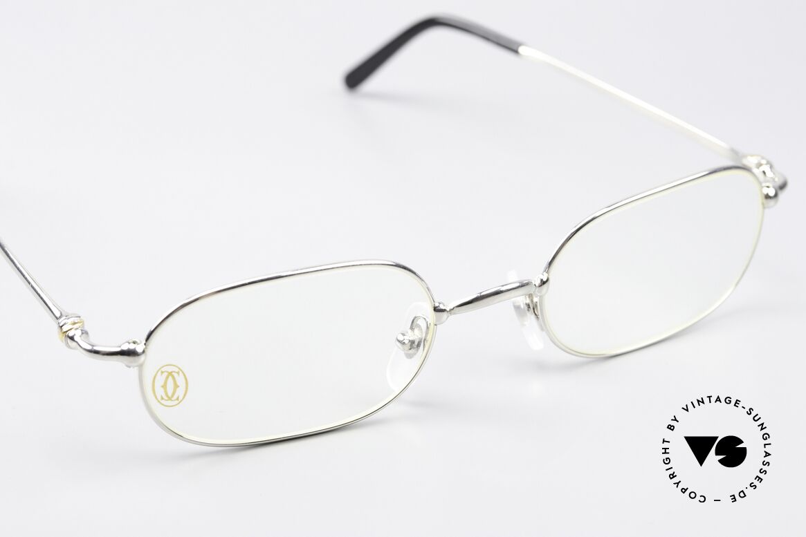 Cartier Orfy - M 90's Frame Platinum Plated, 2nd hand model, mint condition with orig. Cartier box, Made for Men and Women