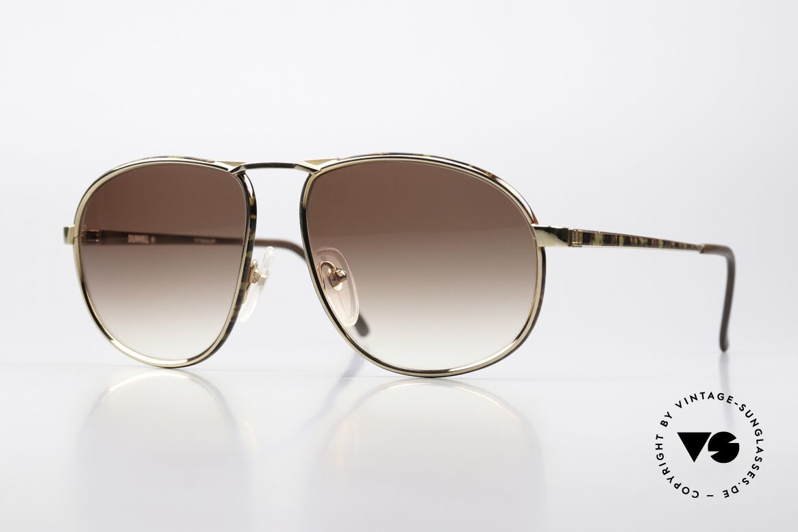 Dunhill 6051 Rare 80's Titanium Shades, premium vintage sunglasses by A. DUNHILL from 1989, Made for Men