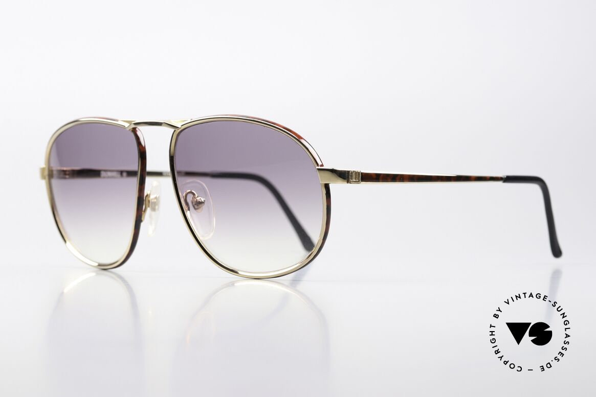 Dunhill 6051 Men's Sunglasses From 1989, hardgold-plated TITANIUM frame; hand made in Japan, Made for Men