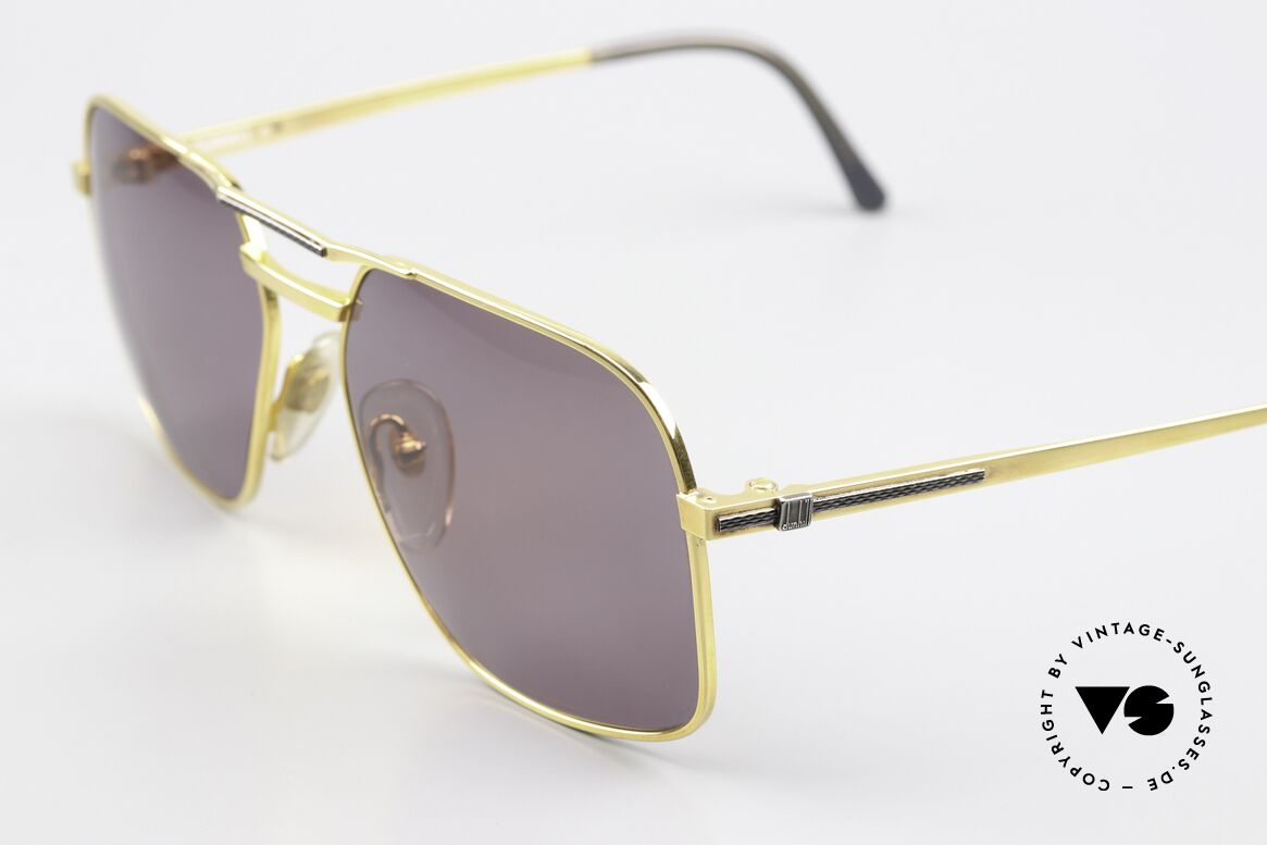 Dunhill 6050 Luxury Sunglasses Men 1988, ruthenium-plated decoration metal (bridge & temples), Made for Men