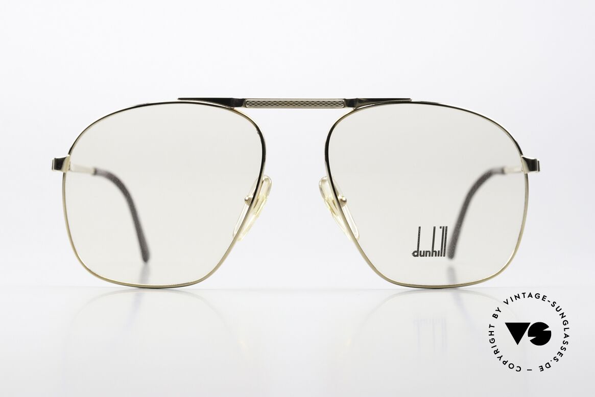 Dunhill 6046 Gold-Plated Eyewear 1987, ALFRED DUNHILL = synonymous with English style, Made for Men